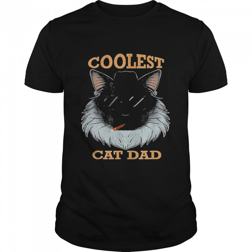 Coolest Cat Dad I Maine Coon Cat Shirt