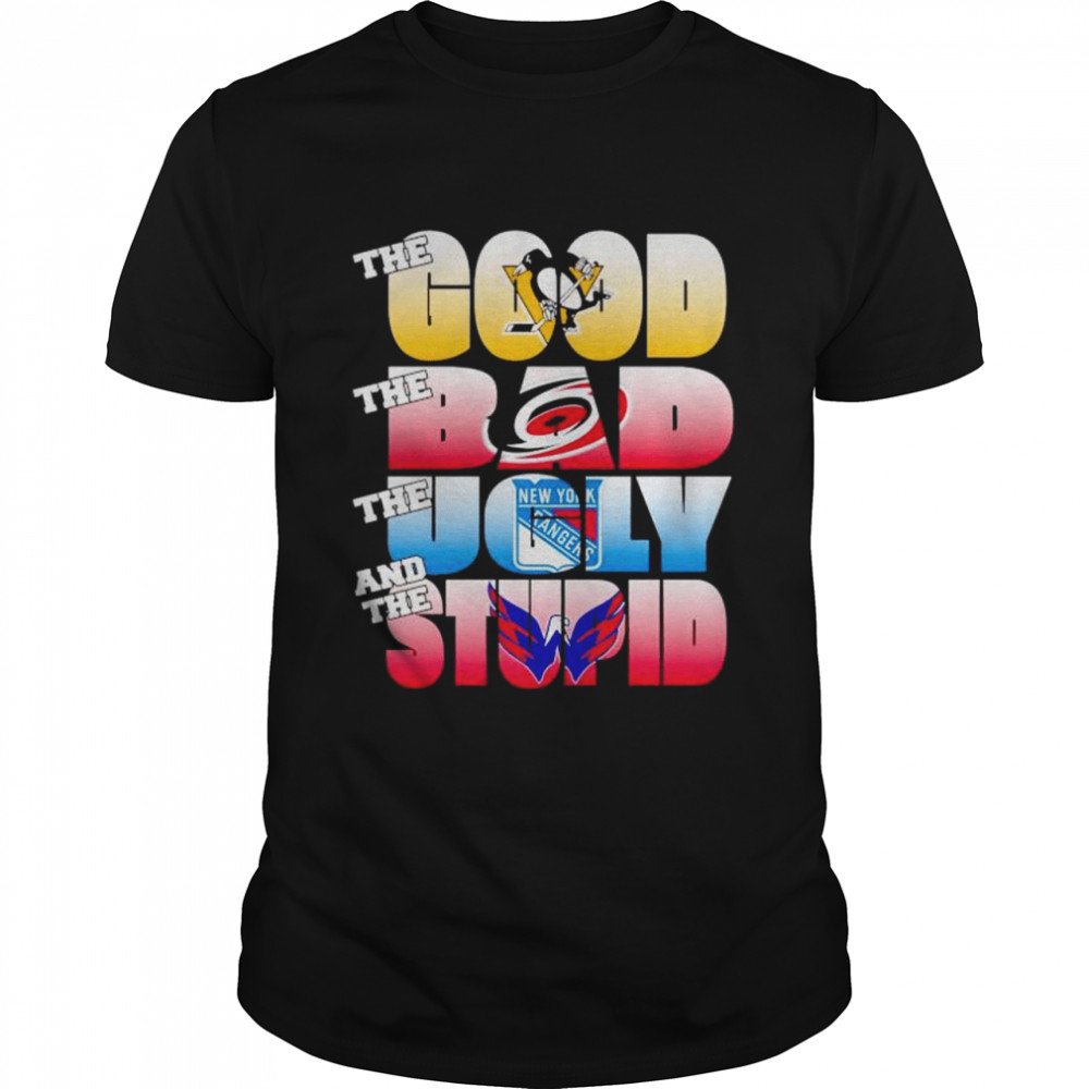 Pittsburgh Penguins the good Carolina Hurricanes the bad New York Rangers the ugly shirt