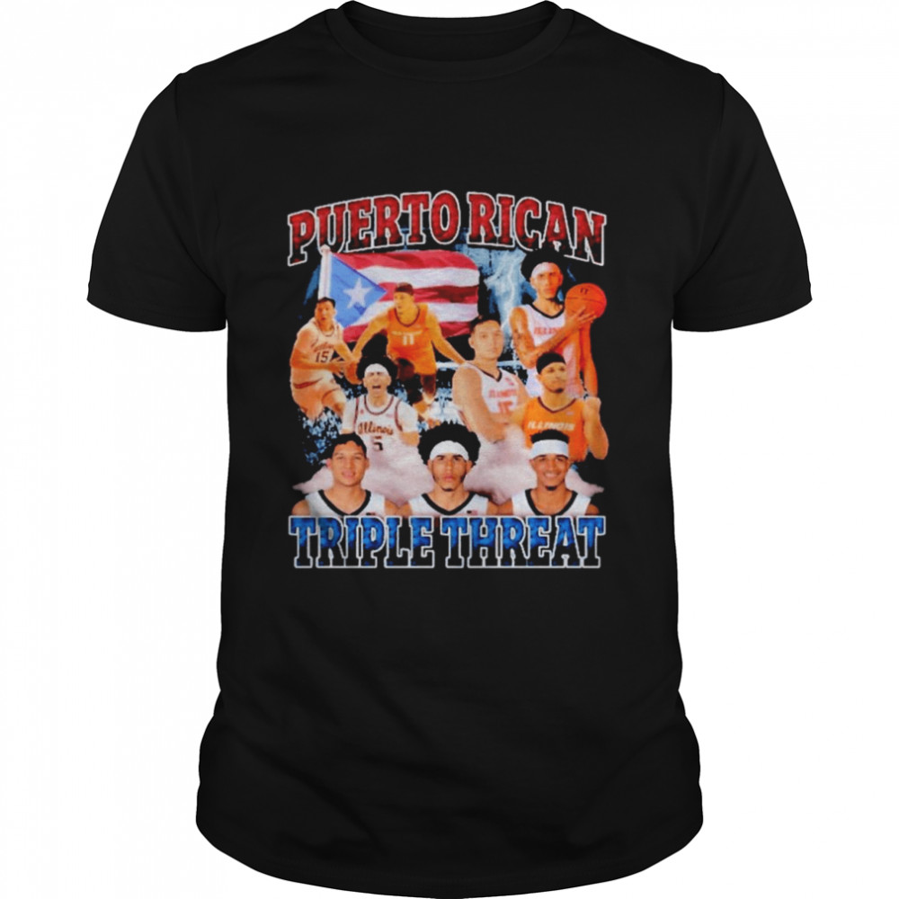 Puerto Rican triple threat shirt