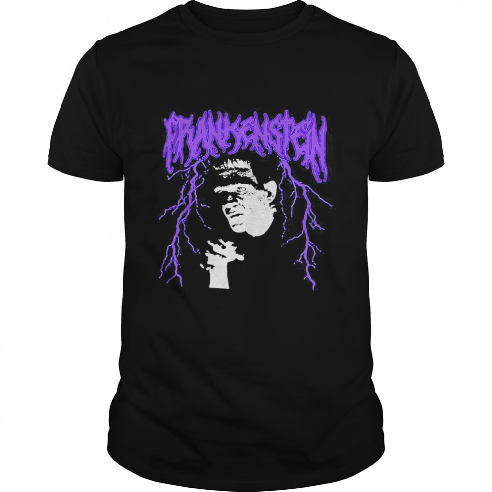 Universal Monsters Frankenstein Monster Metal Shirt