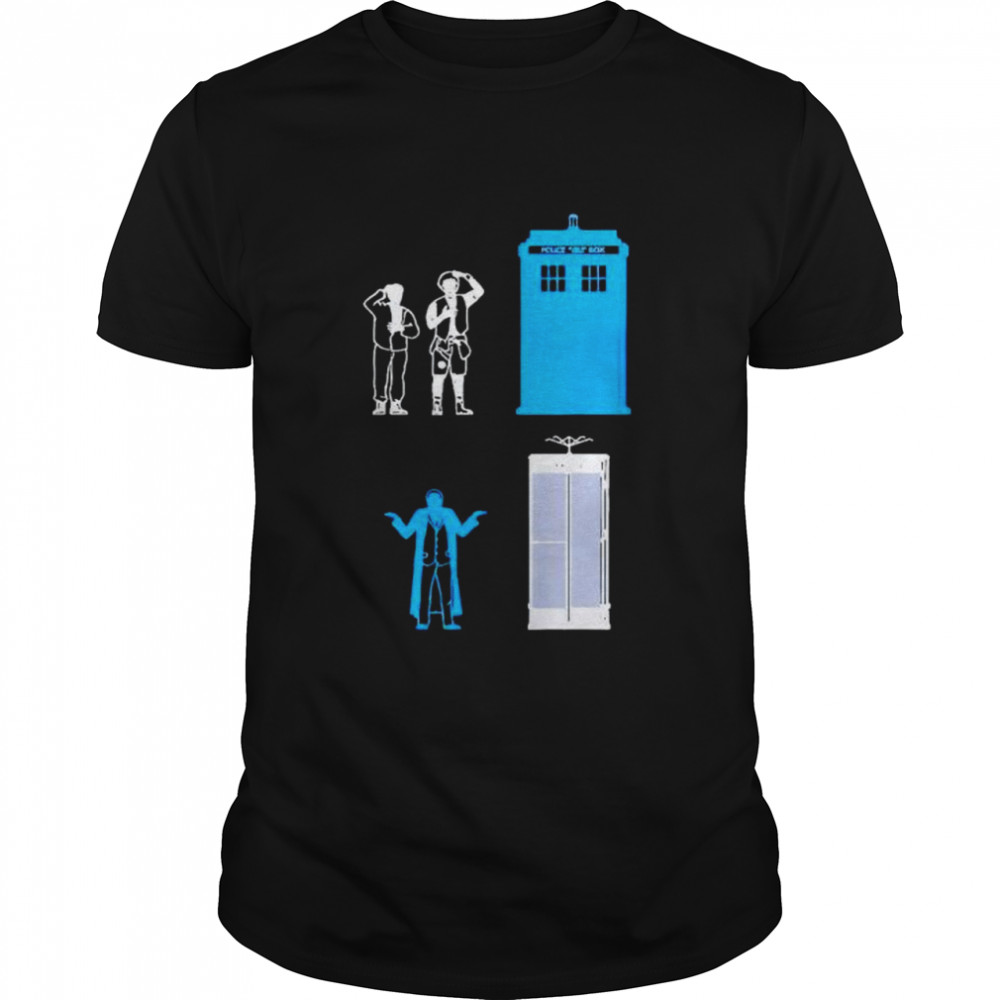 Doctor Who bill and ted not my time machine shirt