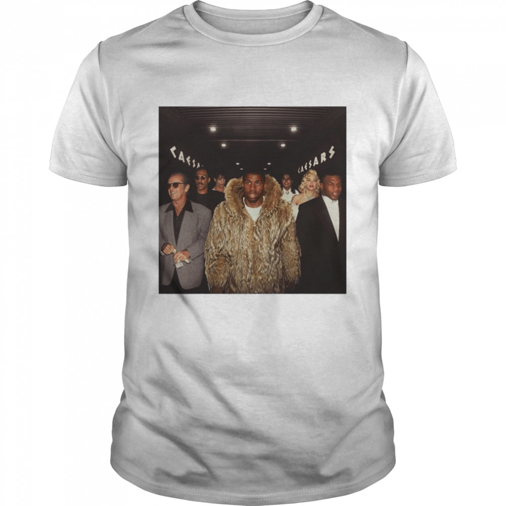 Magic Johnson and his celebrity crew shirt