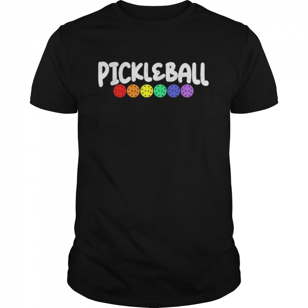 Pickleball Paddle Sports Player Retro Vintage Shirt