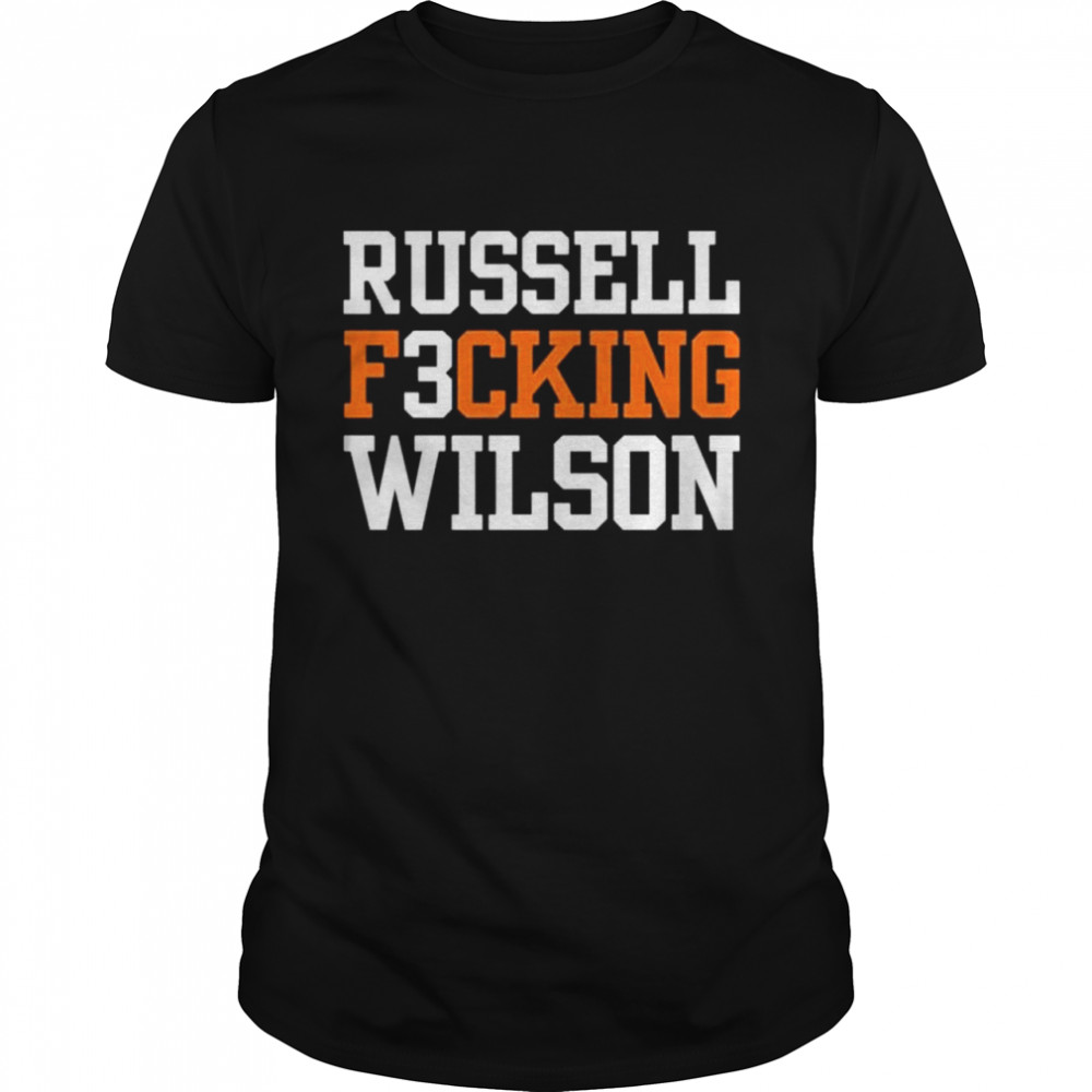 Russell wilson seattle seahawks to denver broncos shirt