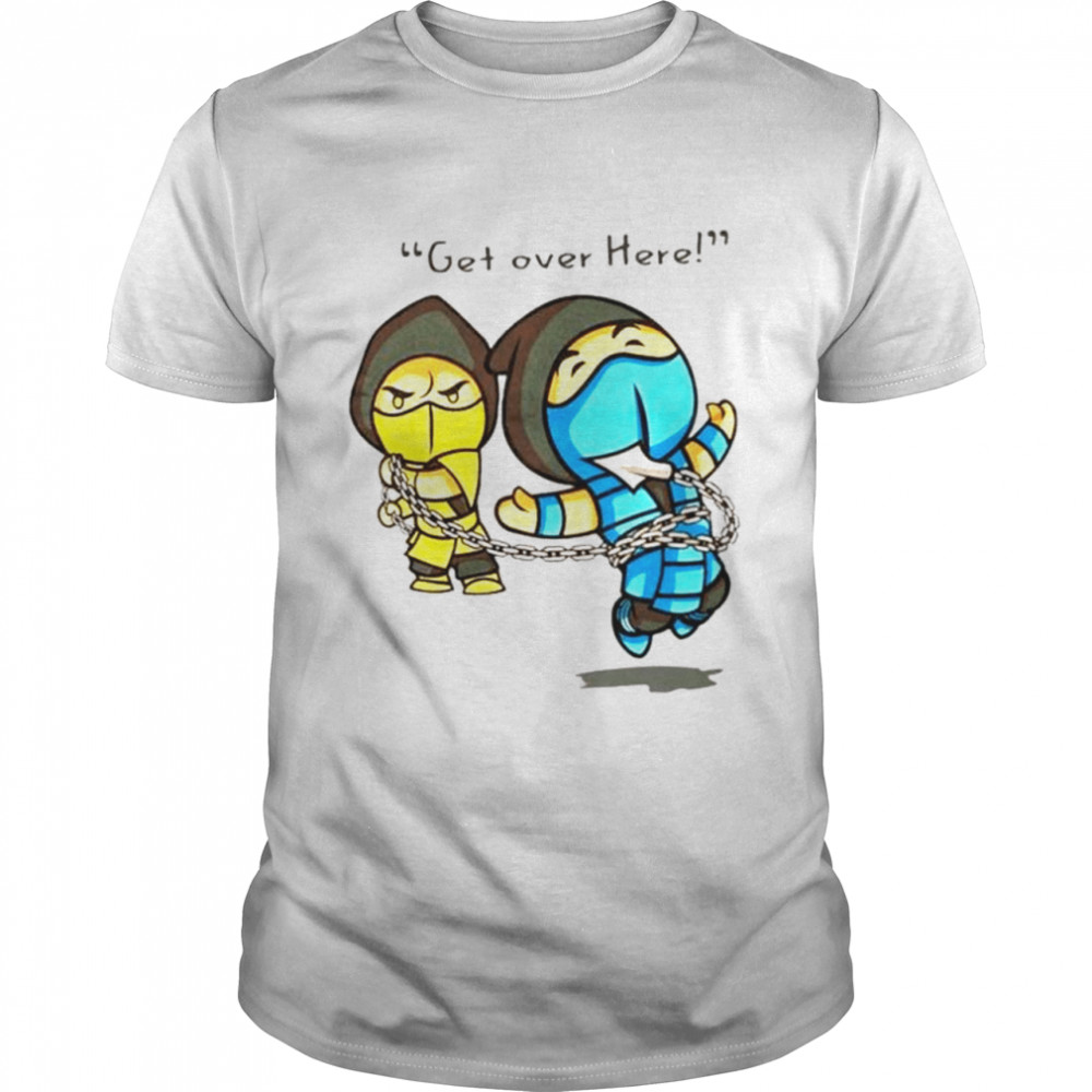 The Krypt Mortal Kombat Scorpion Chibi Get Over Here shirt