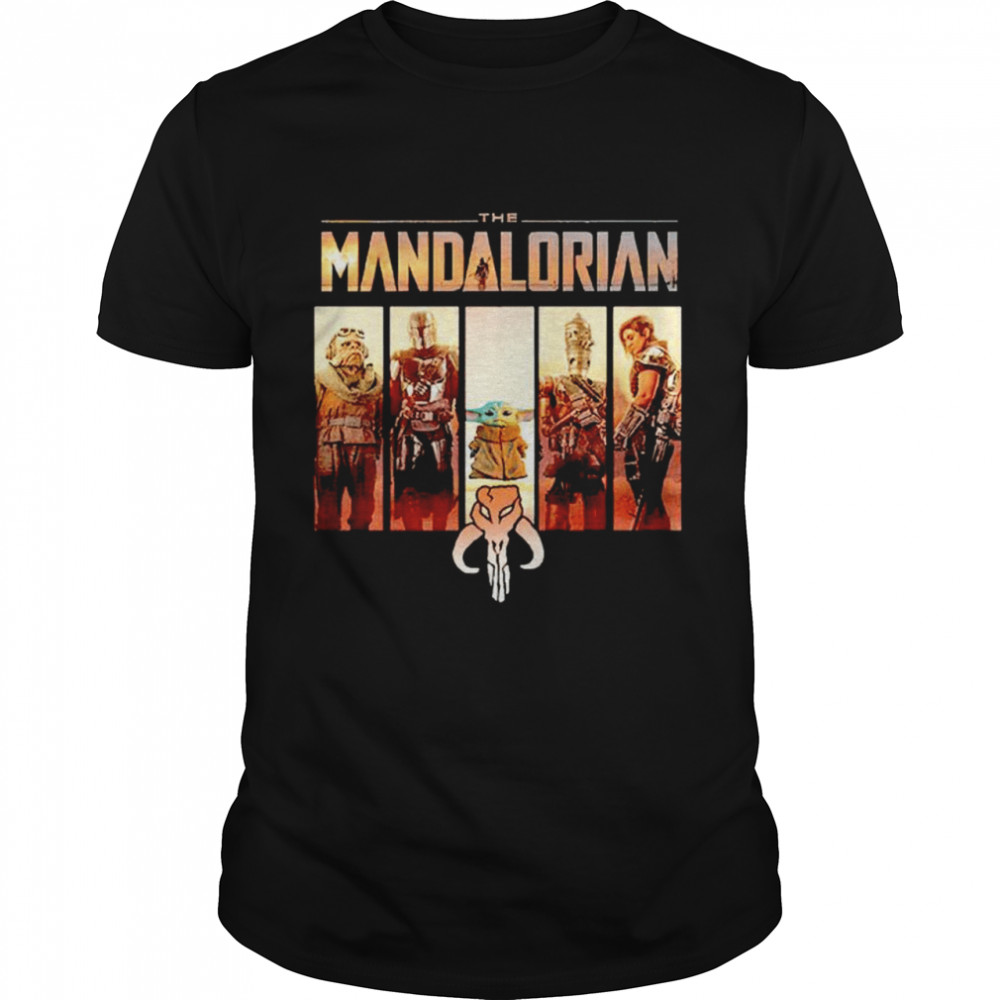 The Mandalorian characters shirt