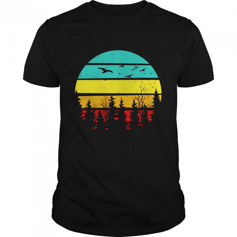 Tree Retro For Nature Shirt