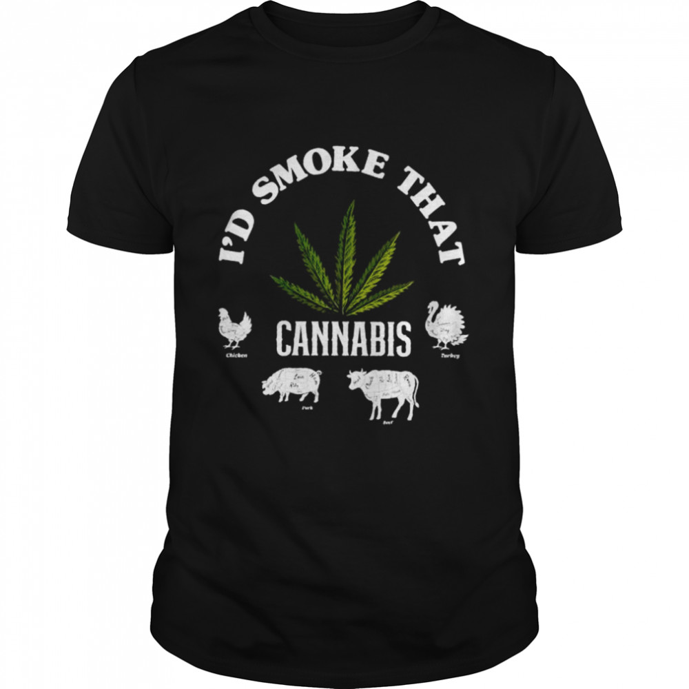 Weeb I’d smoke that Cannabis shirt