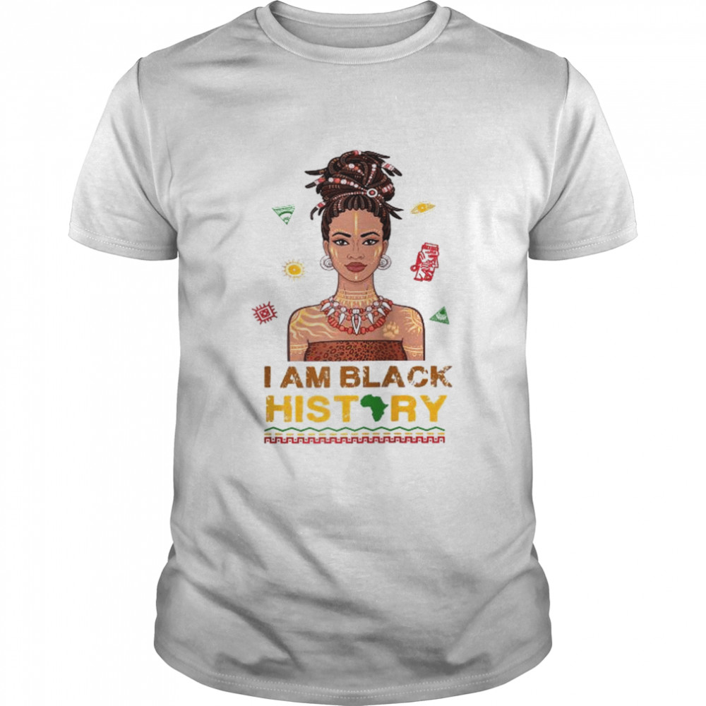 I Am Black Black History Month Educated Black Girl Shirt