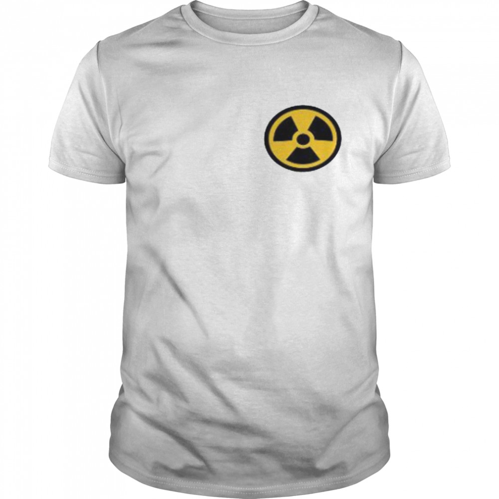 Radiation Radioactive Hazard Symbol Large Emblem Shirt