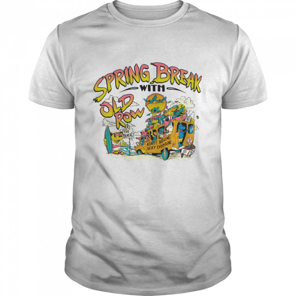 Spring break with party bus shirt