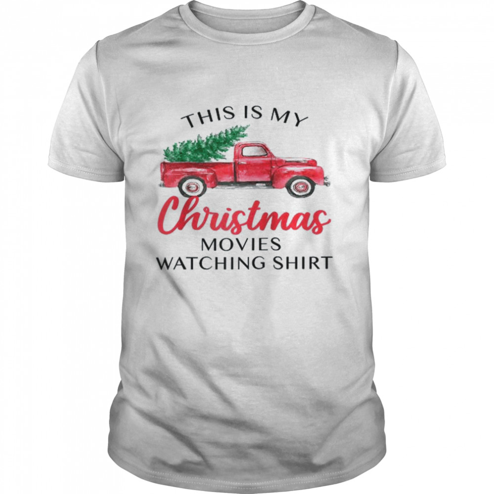 This Is My Christmas Movies Watching Shirt Cute Christmas Shirt