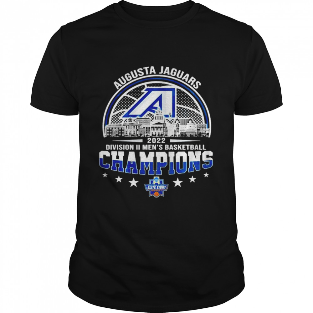 Augusta Jaguars 2022 Division II Men’s Basketball Champions shirt