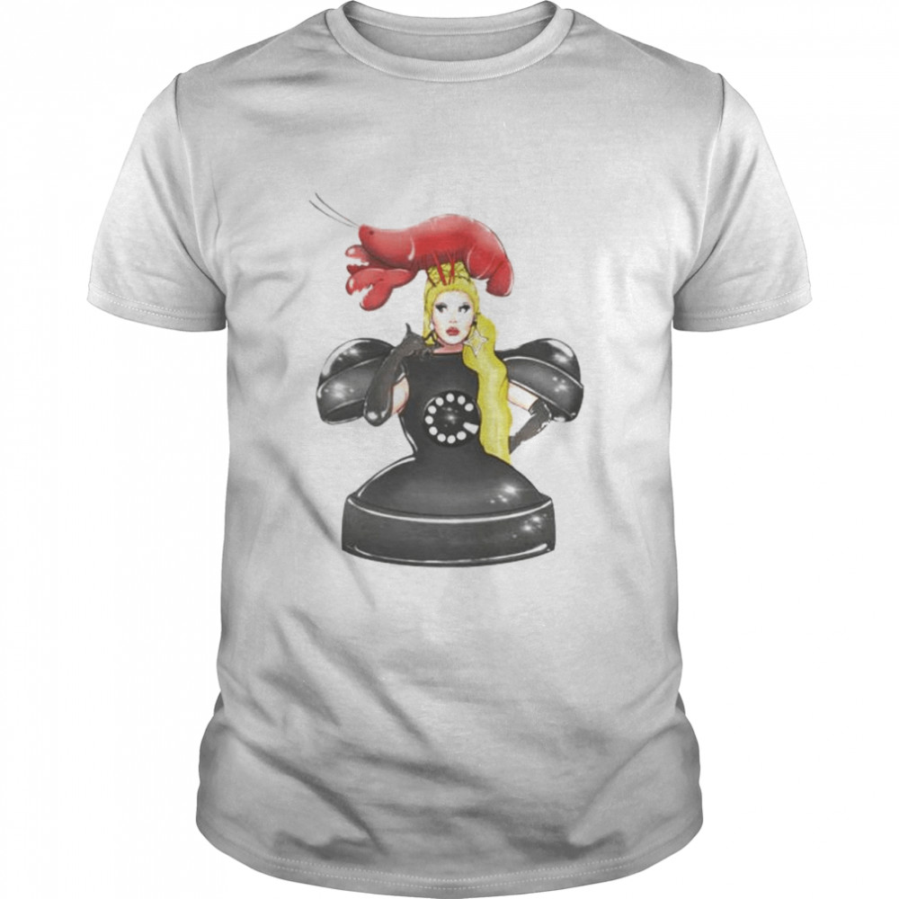 Cheryl Hole telephone lobster shirt