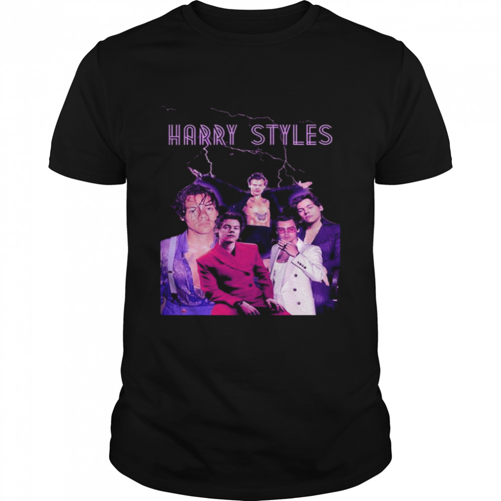Harry Styles vintage lightning shirt