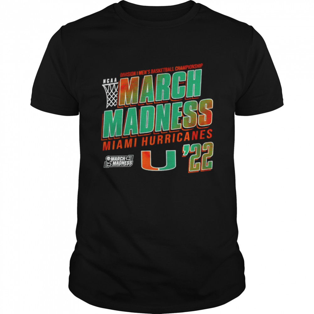 Miami Hurricanes 2022 NCAA Division I Men’s Basketball Championship March Madness shirt