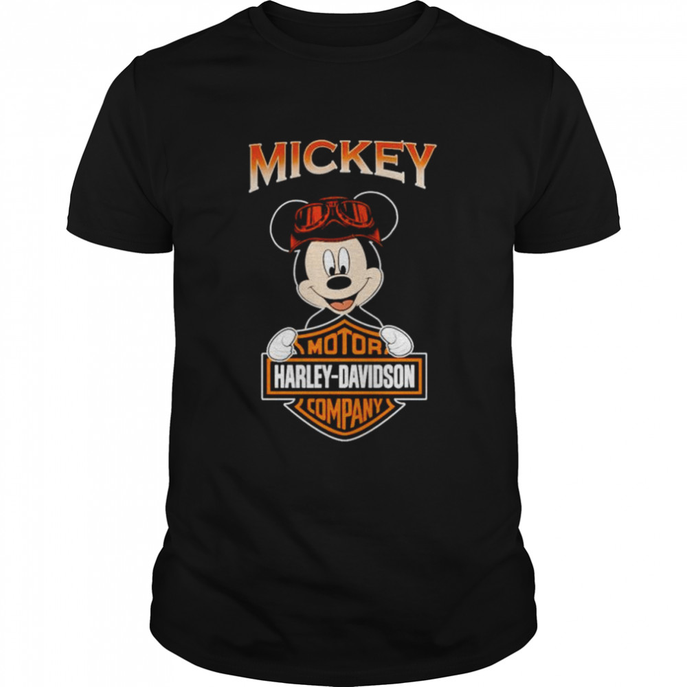 Mickey Motor Company Harley-Davidson shirt