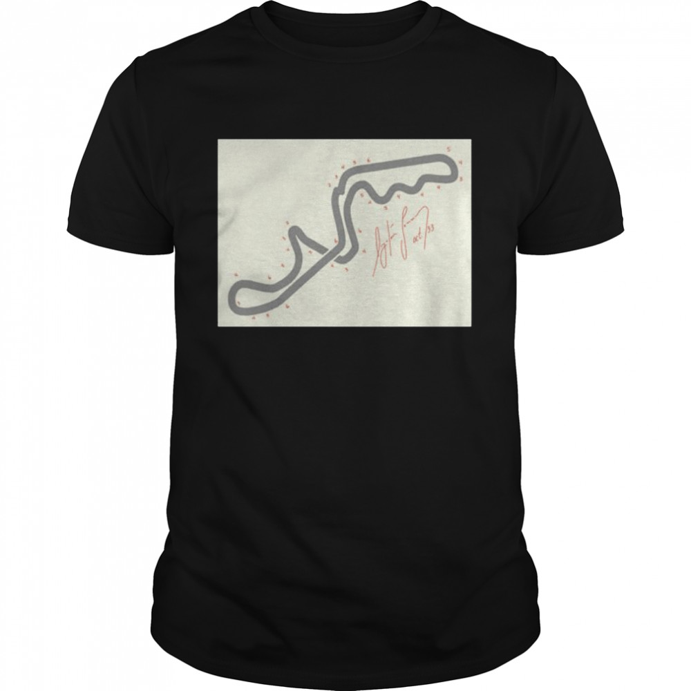 Senna’s Hand-drawn Map Of The Suzuka Gp T-Shirt