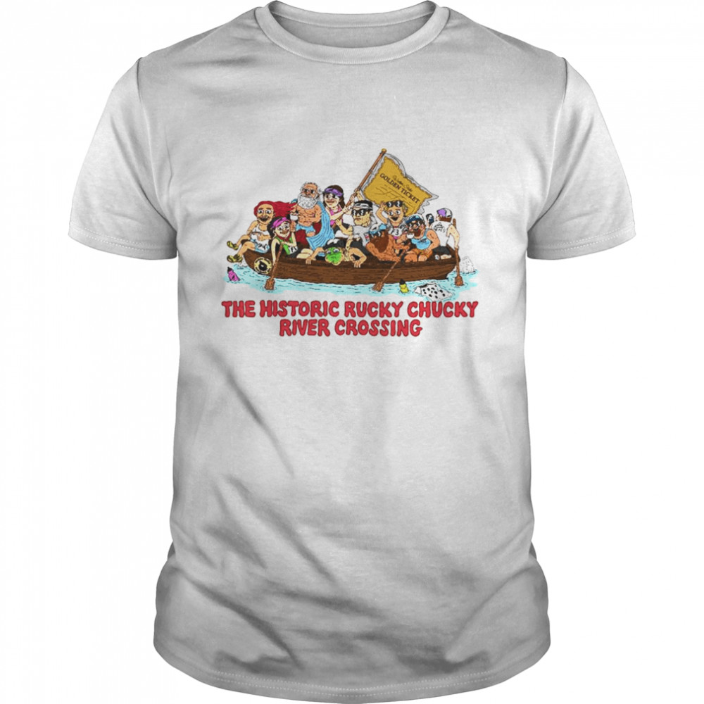 The history rucky chucky river crossing shirt