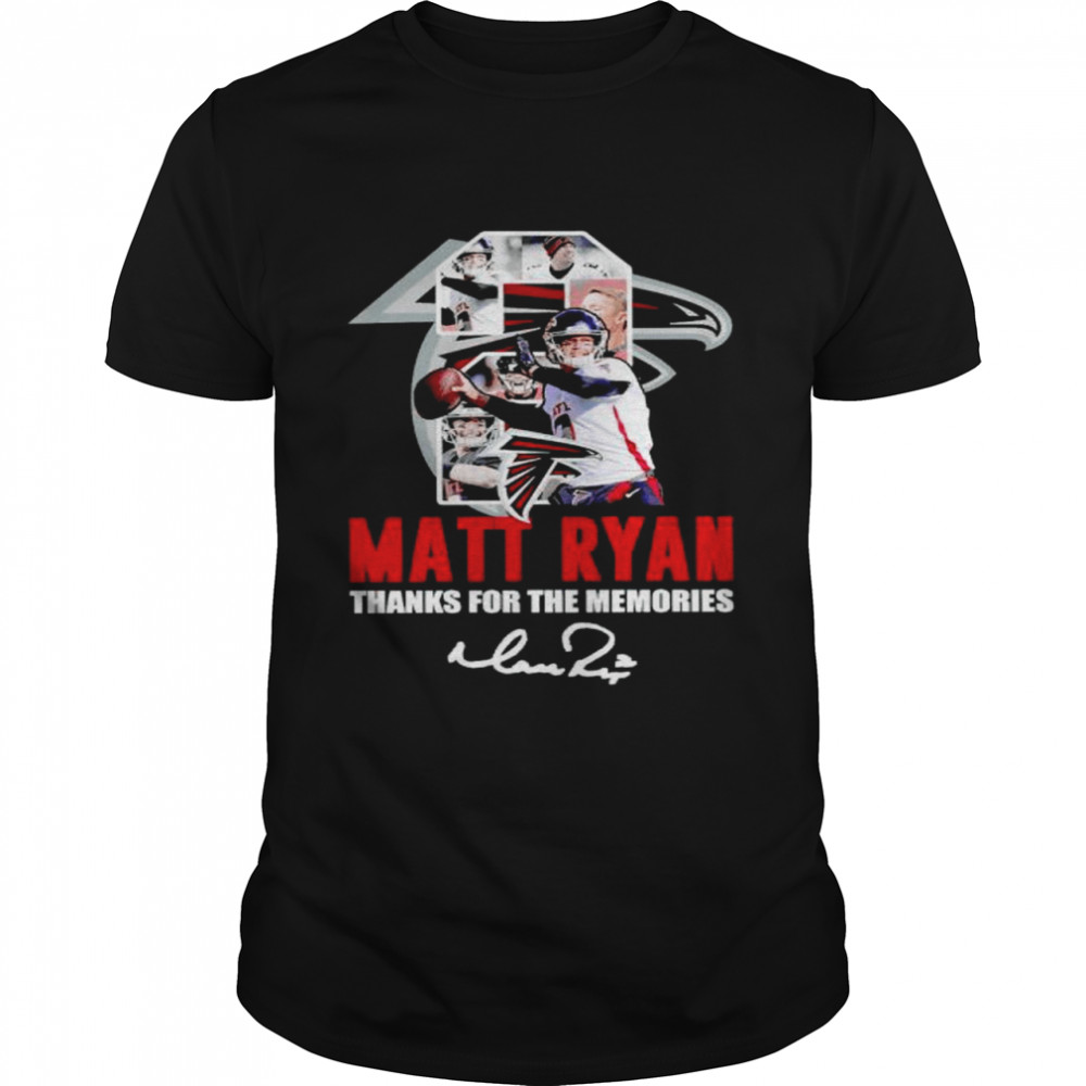 Atlanta Falcons Matt Ryan thanks for the memories signature shirt