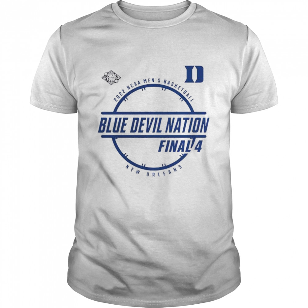 Duke Blue Devils 2022 NCAA Men’s Basketball Tournament March Madness Final Four Baseline T-Shirt