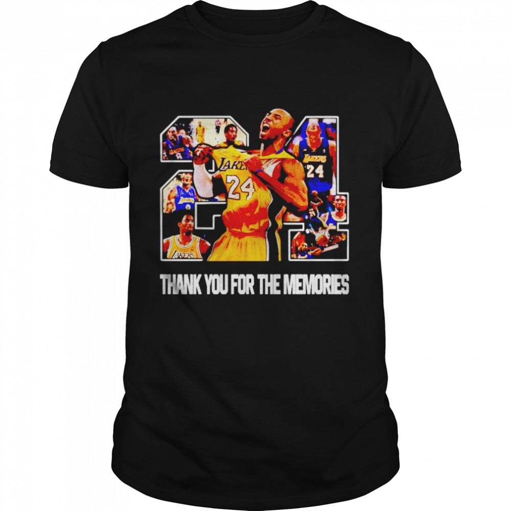 Kobe Bryant 24 thank you for the memories shirt