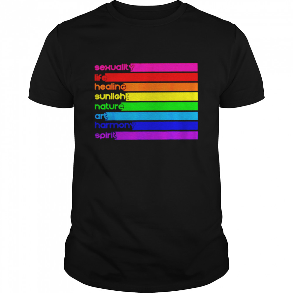 LGBT sexuality life healing sunlight shirt