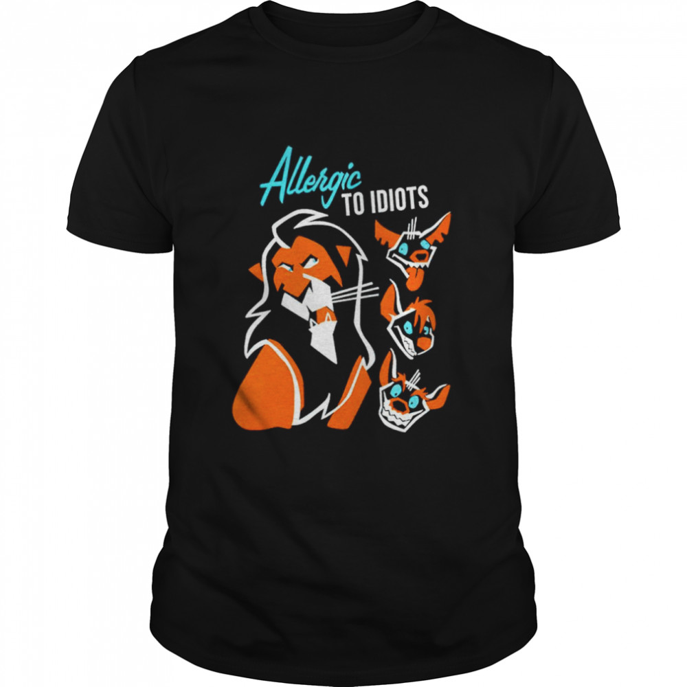 Pretty The Lion King Allergic To Idiots shirt