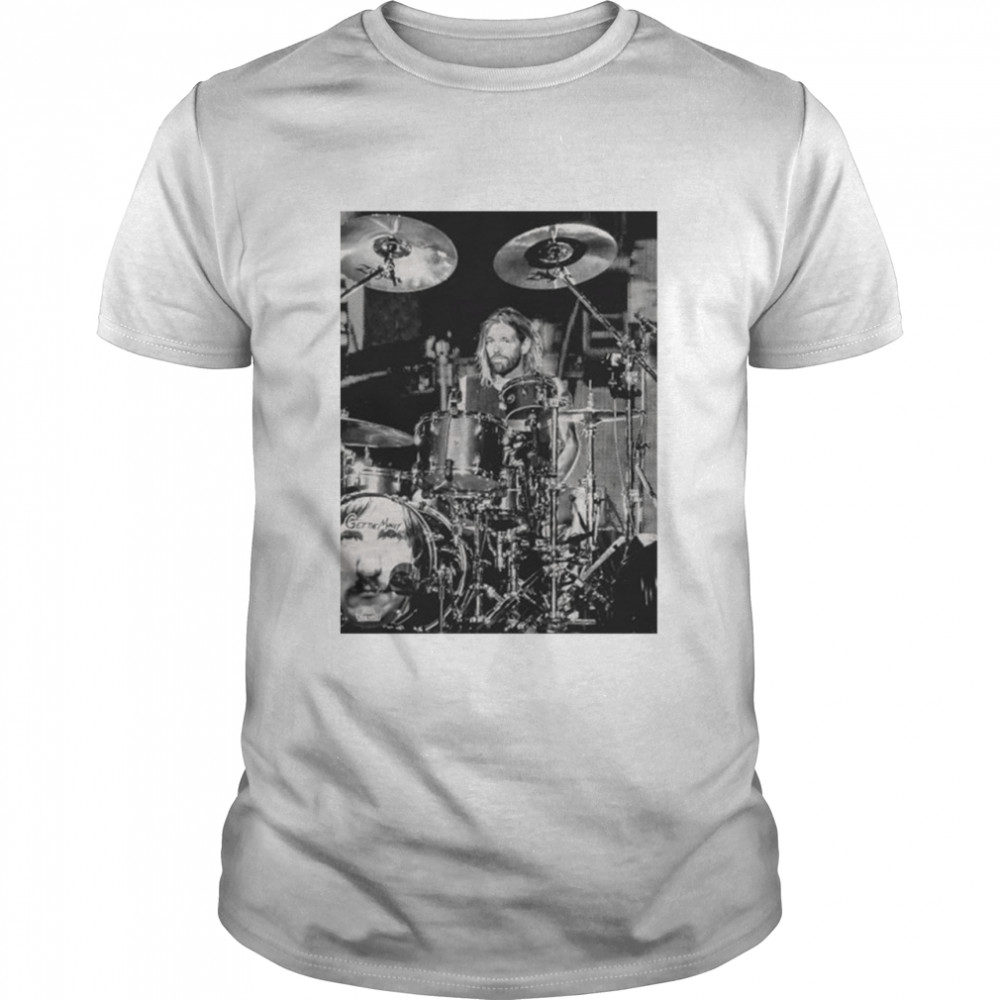 Taylor Hawkins drummer shirt