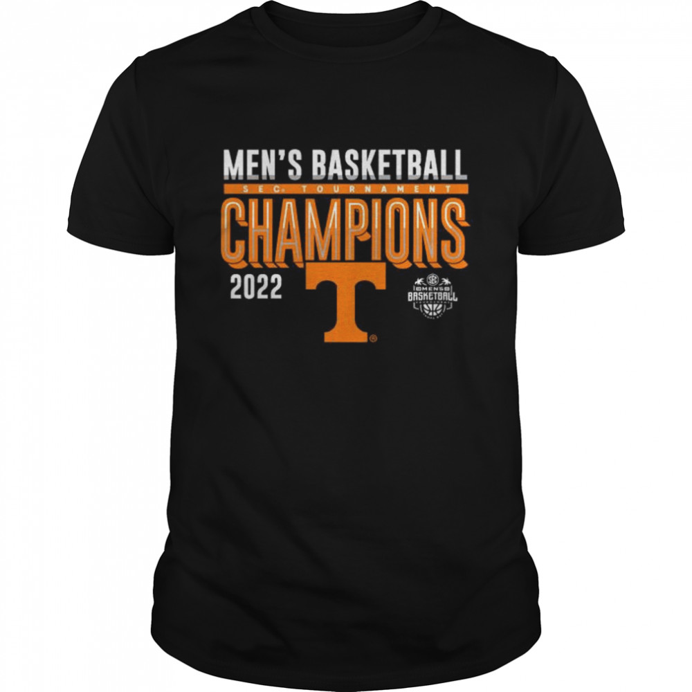 Tennessee Volunteers 2022 SEC Men’s Basketball Conference Tournament Champions Locker Room T-Shirt