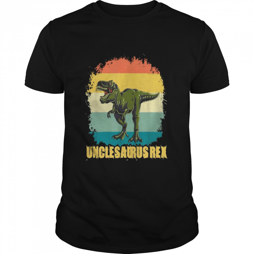 Unclesaurus T Rex Uncle Saurus Dinosaur Boys Shirt