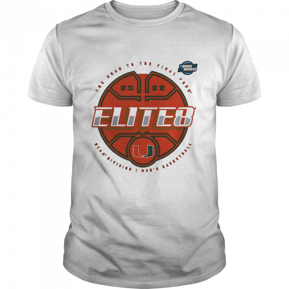 Miami Hurricanes 2022 Ncaa Tournament March Madness Elite Eight Elite T-Shirt