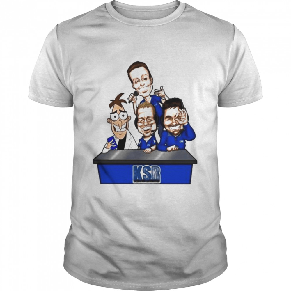 Bigblueandrew ksr kenturcky sports radio logo shirt