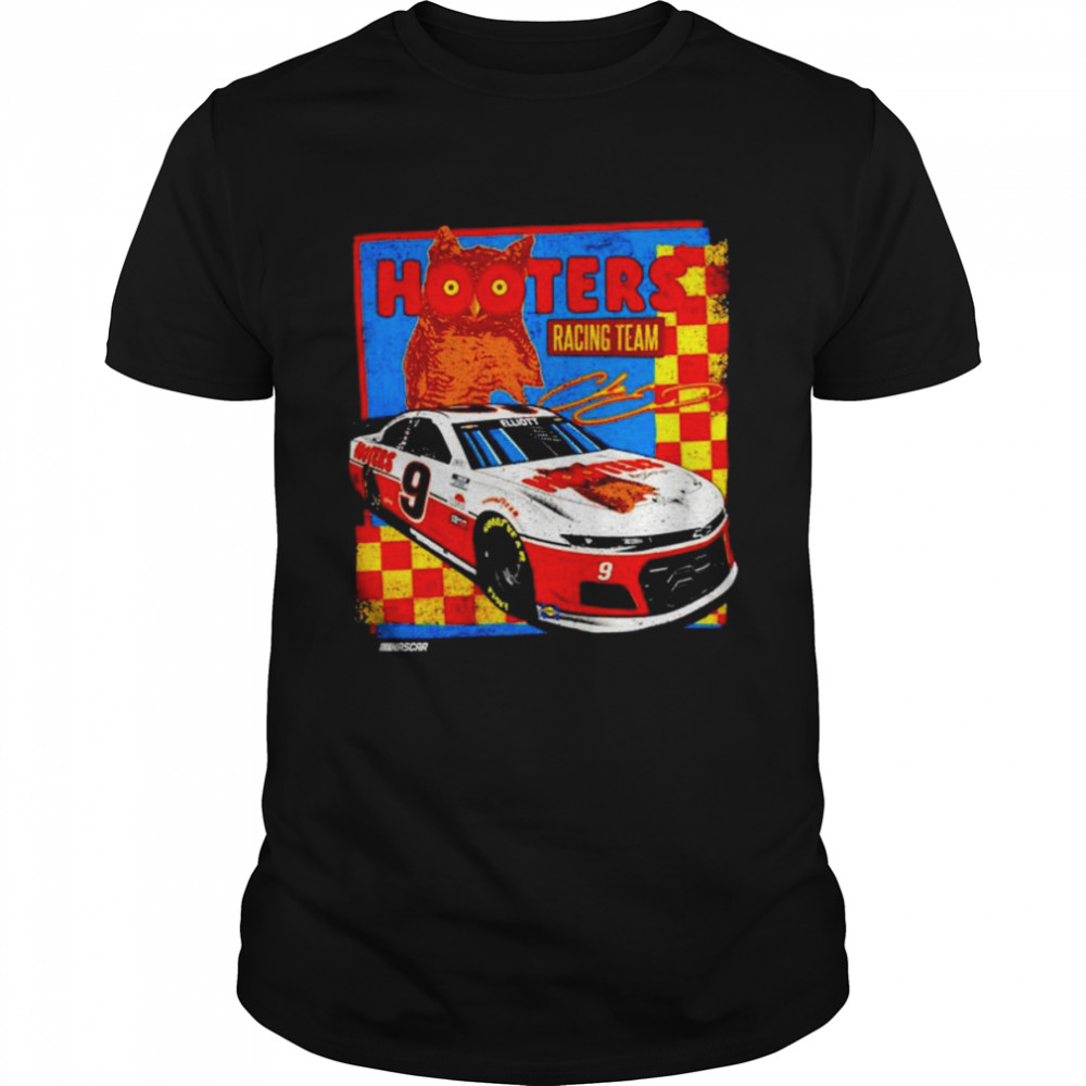 Chase Elliott Hendrick Motorsports Team Collection Hooters Throwback shirt