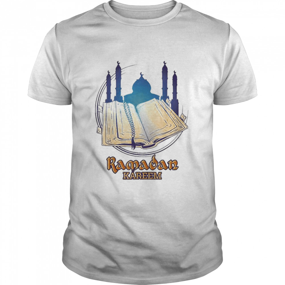 Ramadan Kareem Pray For Mubarak Vintage Retro Muslim Shirt