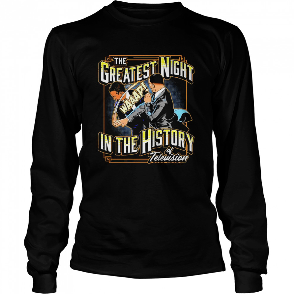 Will Smith The Greatest Night Waaap In The History Of Television shirt Long Sleeved T-shirt