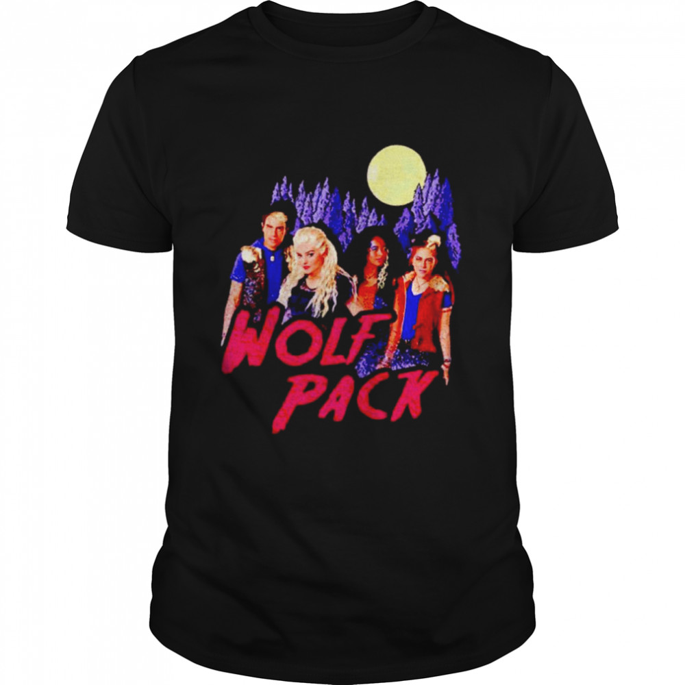 Zombies Wolf Pack Full Moon shirt