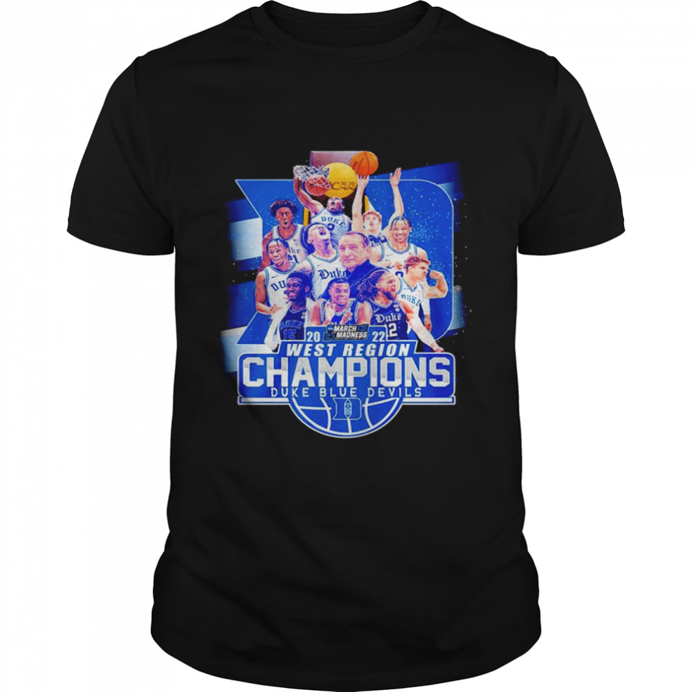 2022 West Region Champions Duke Blue Devils shirt