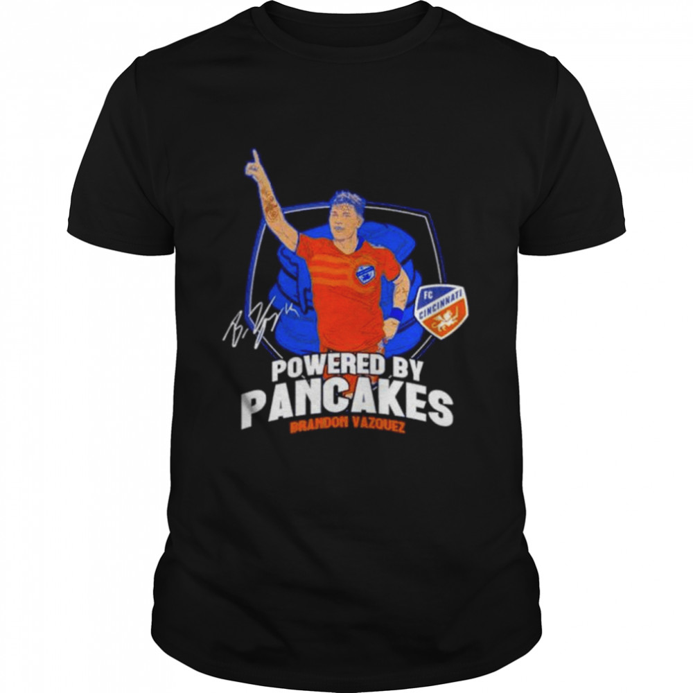 Brandon Vazquez Powered By Pancakes Signature T-Shirt