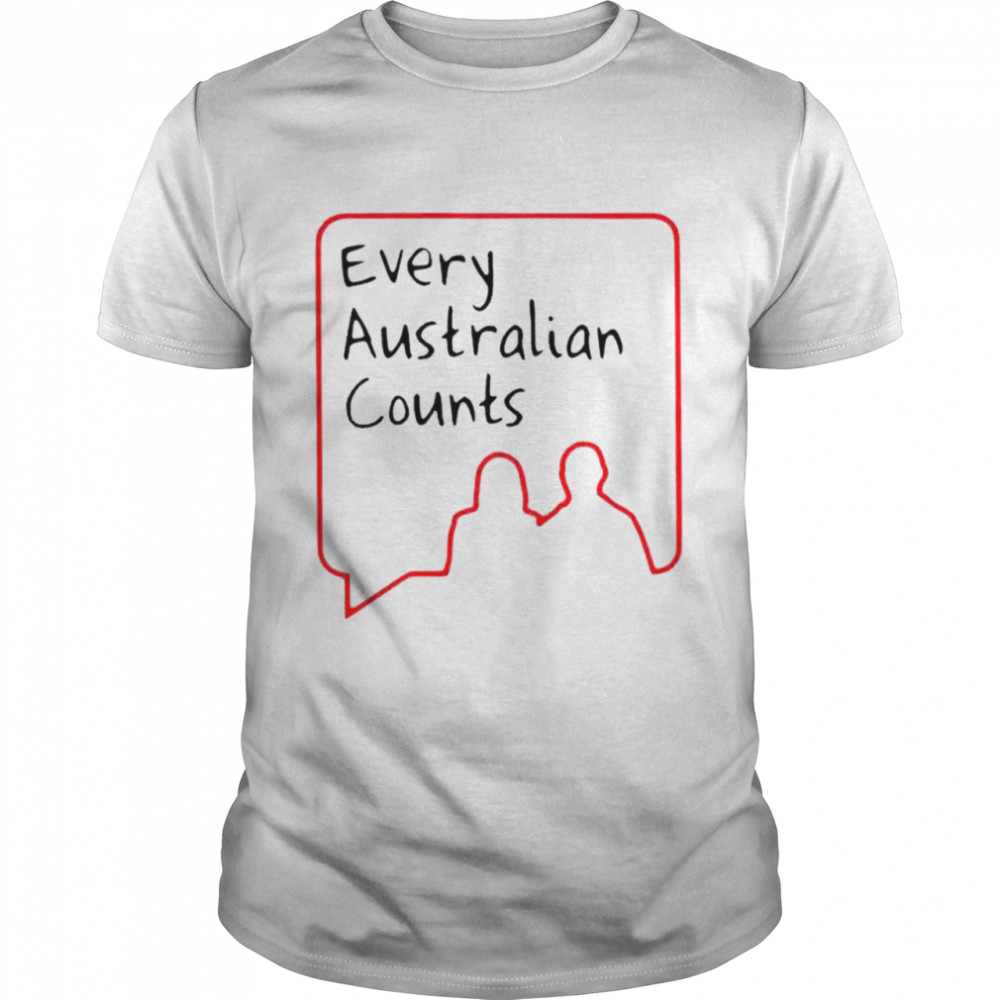 Every Australian counts shirt