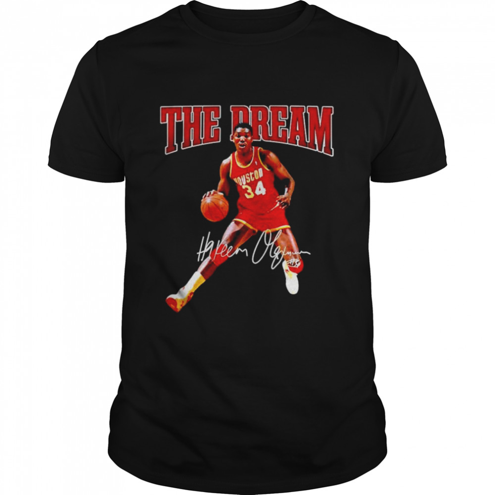 Hakeem Olajuwon The Dream Basketball Legend Signature Vintage shirt