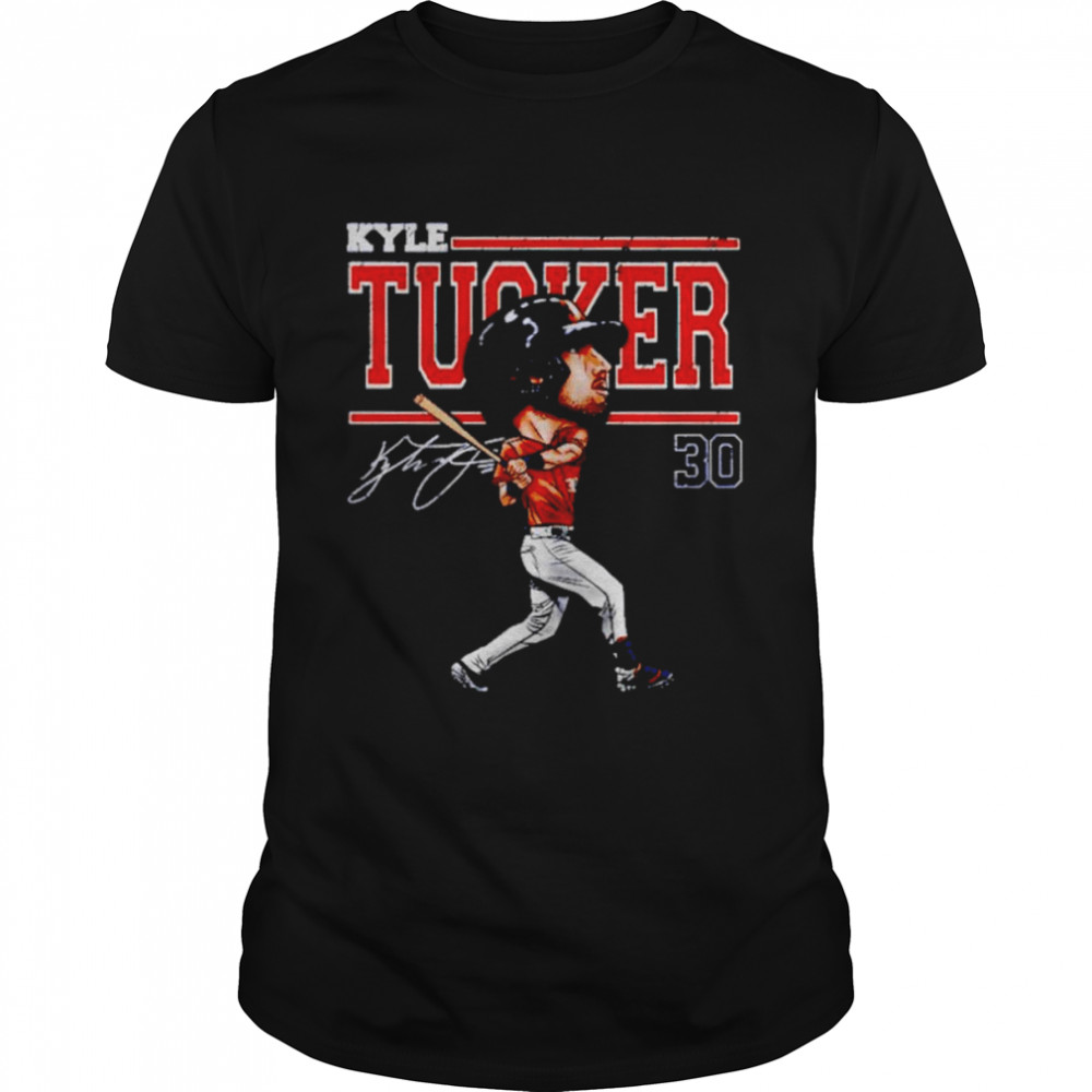 Houston Astros Kyle Tucker cartoon signature shirt