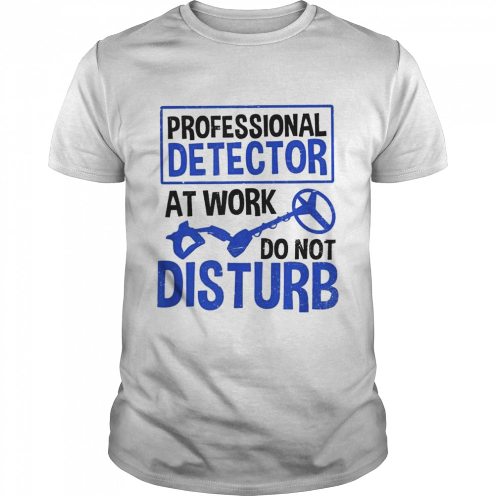 Professional detector design metal detecting shirt