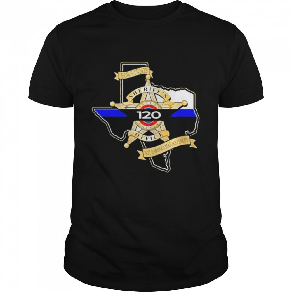 Sergeant Barbara Major Fenley Fundraiser shirt