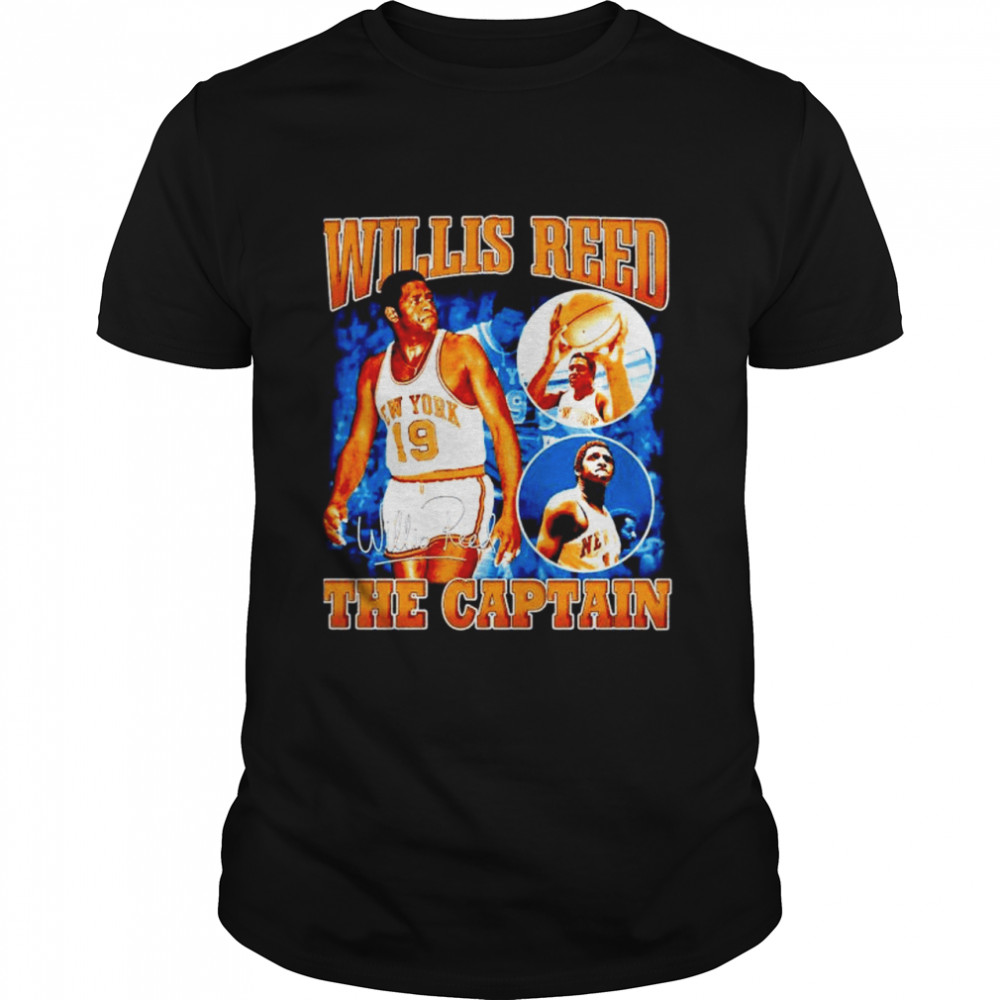 Willis Reed The Captain Legend Signature shirt