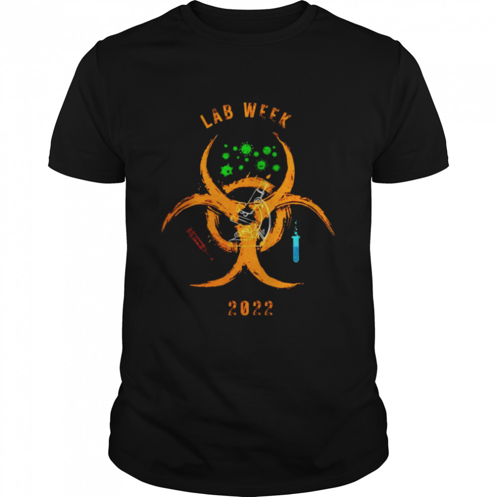 Biohazard Symbol Lab Week 2022 shirt