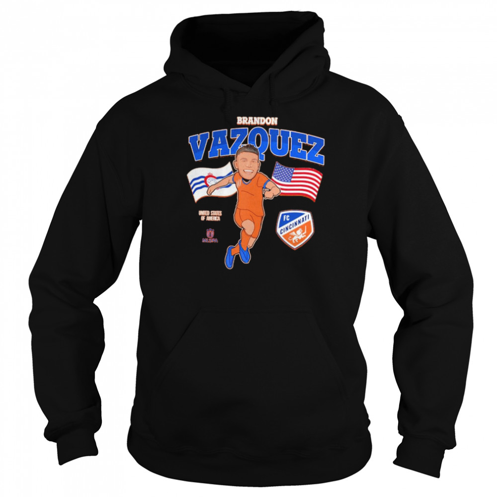 Brandon Vazquez United States of America FC Cincinnati shirt Unisex Hoodie