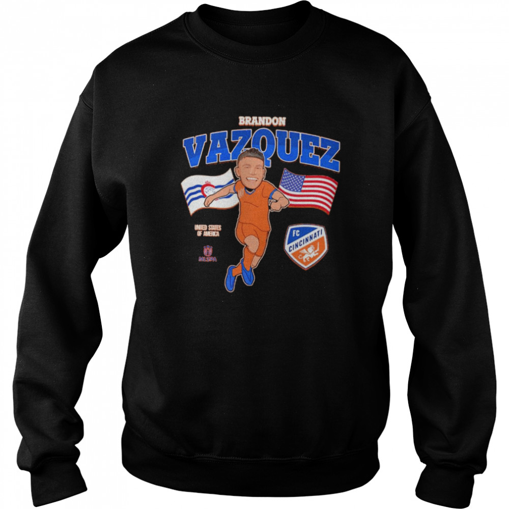 Brandon Vazquez United States of America FC Cincinnati shirt Unisex Sweatshirt