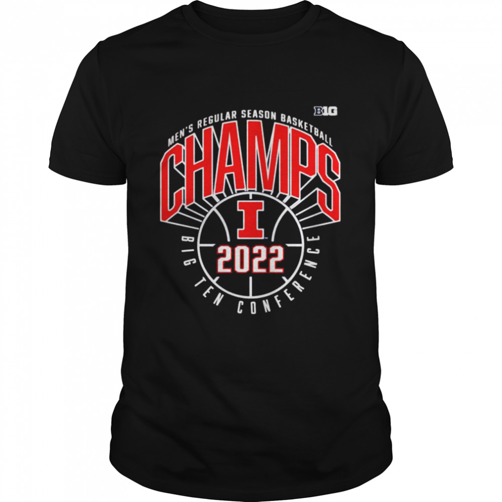 Illinois fighting 2022 big ten basketball regular season champions shirt