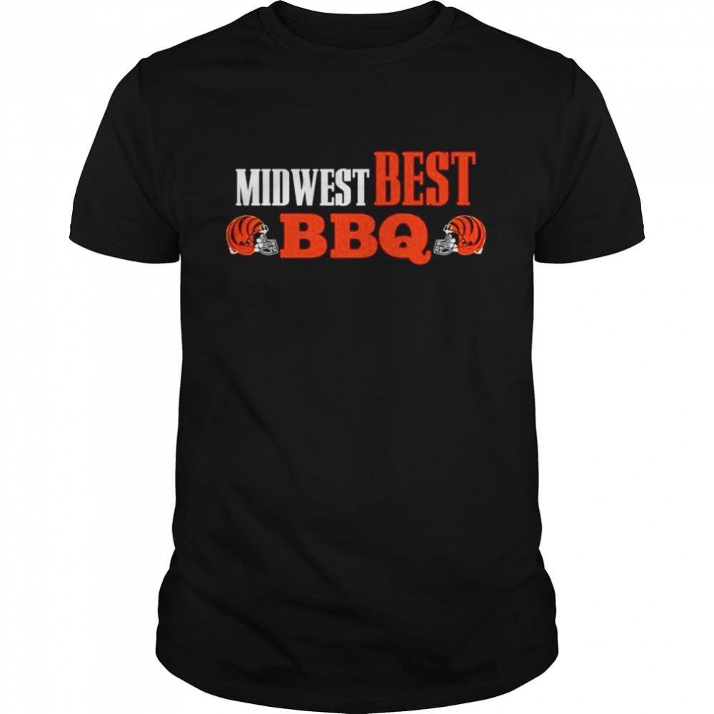 Midwest Best BBQ and Bengals shirt